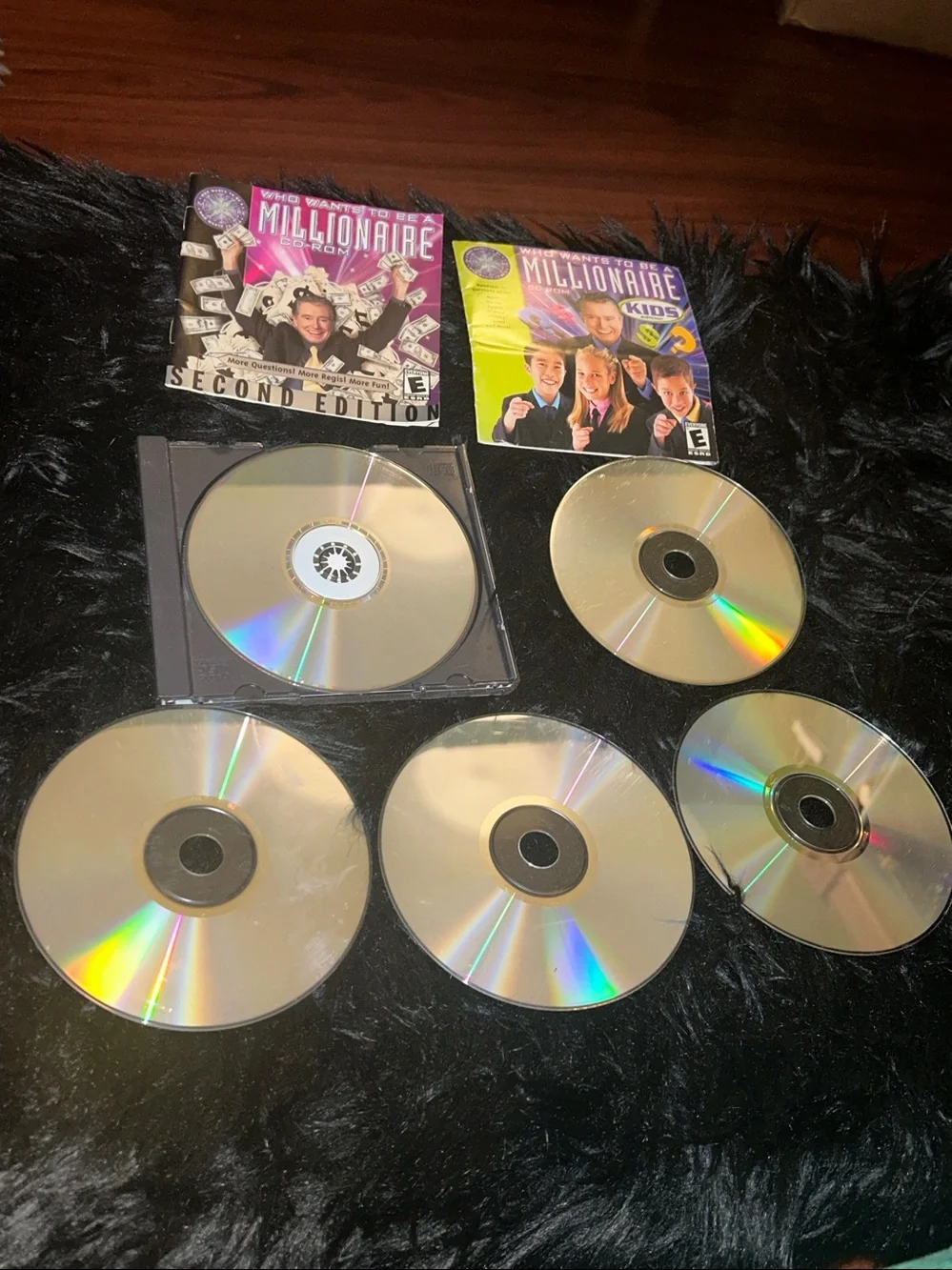 Retro PC Game Show & Board Game CD-ROM Lot of 5 Monopoly Scrabble CollectibleVTG
